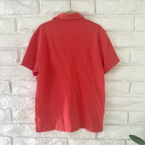 J. Crew Slub Cotton Pocket Polo Shirt Sz M - Picture 6 of 7